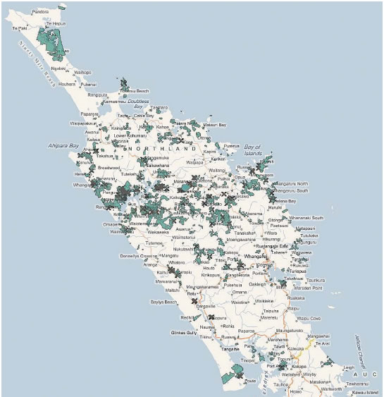 Figure 5: Māori land in Te Tai Tokerau. 