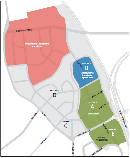 Figure 2 Massey North Concept Plan. 