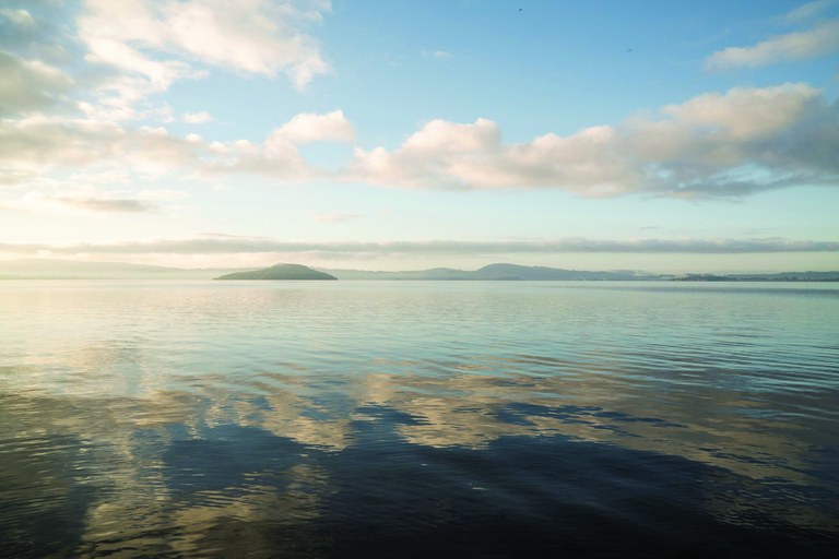 Figure 1 - Alum-dosing in Lake Rotorua