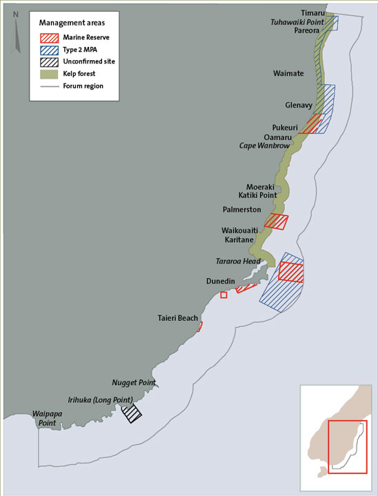 Figure 4 - Network 1 in the South-East Marine Protection Forum’s recommendations. 