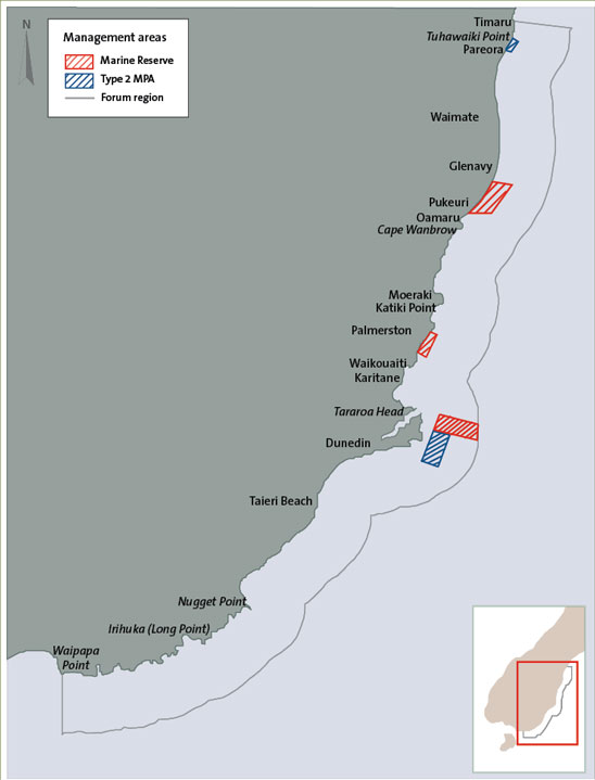 Figure 5 - Network 2 in the South-East Marine Protection Forum’s recommendations. 