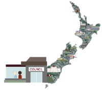 Map of New Zealand