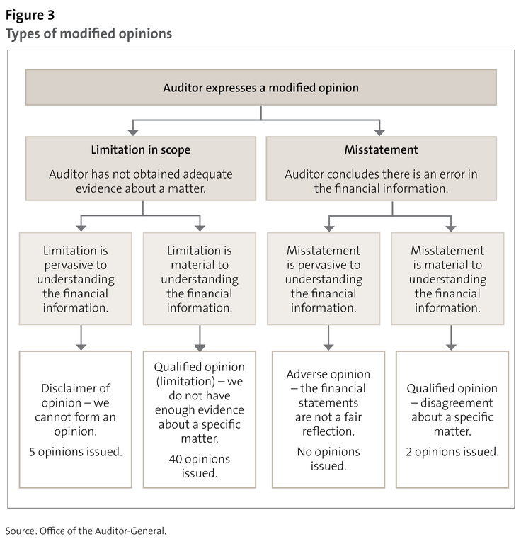 Figure 3 - Types of modified opinions