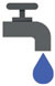 Tap with a drop of water