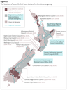 Figure 21: The location of councils that have declared a climate emergency