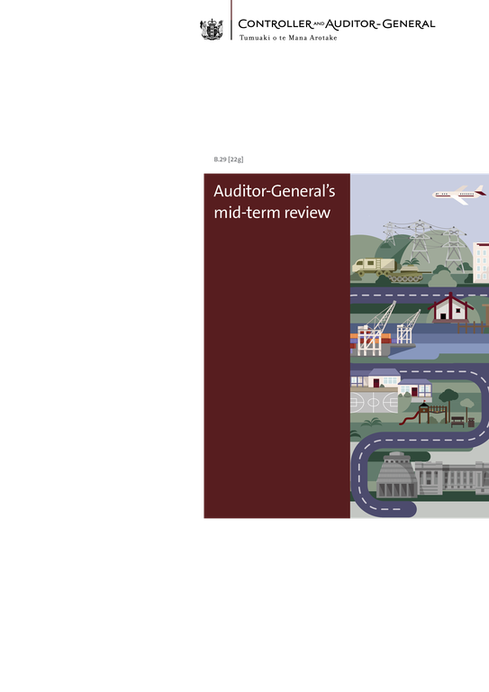 Cover of Auditor-General’s mid-term review