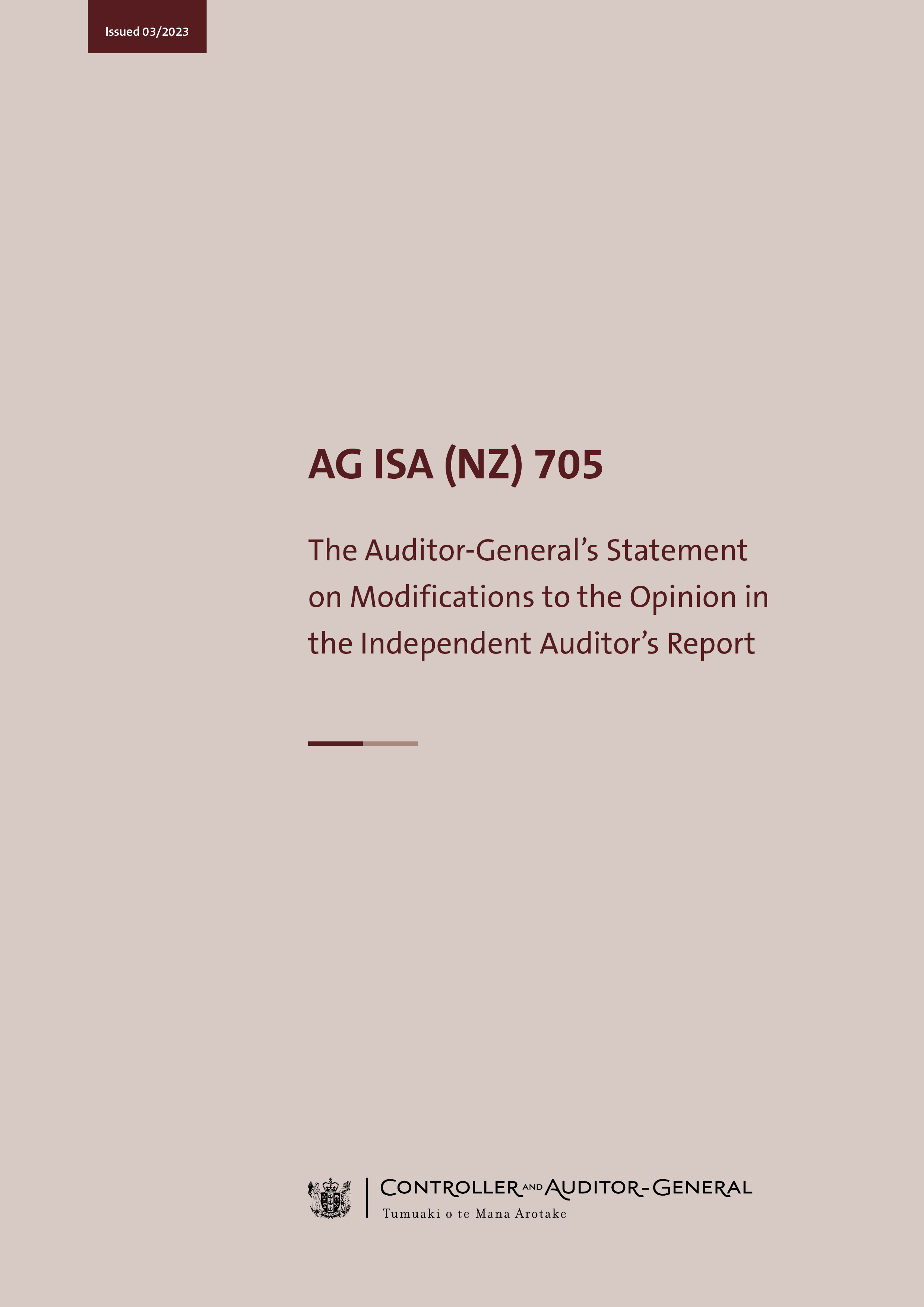 Download PDF: AG ISA (NZ) 705