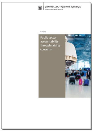 Public sector accountability through raising concerns