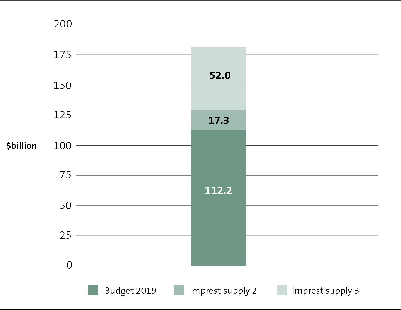 Figure 1 describes spending approved by Parliament for 2019/20, as at 31 March 2020. 